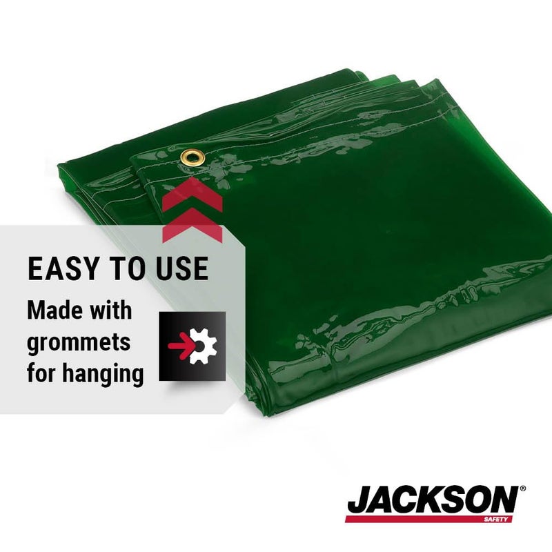 Jackson Safety Welding Curtain - Transparent Welding Screen - Multiple Colors & Sizes - Image 3